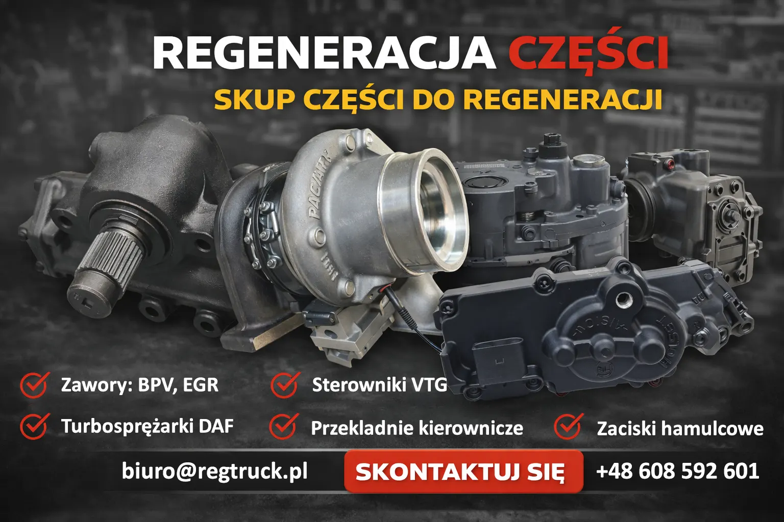 Skup części do regeneracji